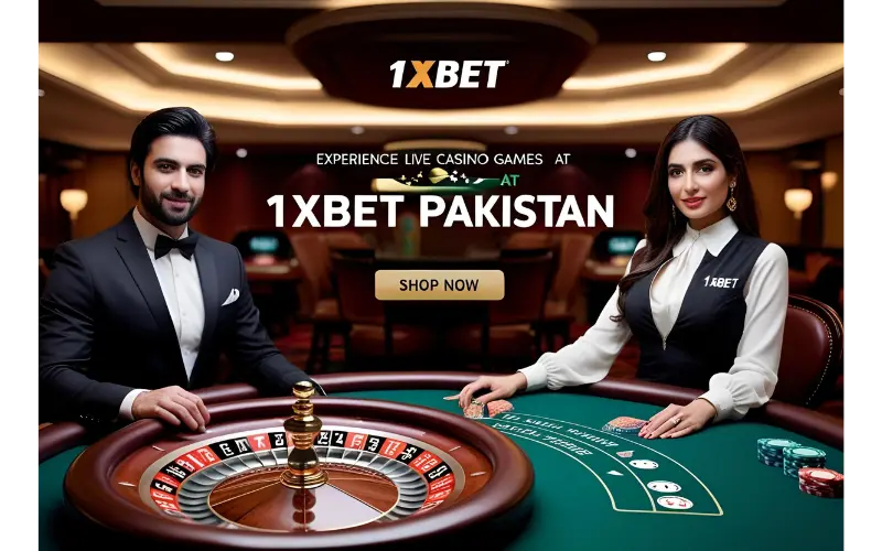 Experience Live Casino Games at 1xBet Pakistan – Real Action, Real Dealers