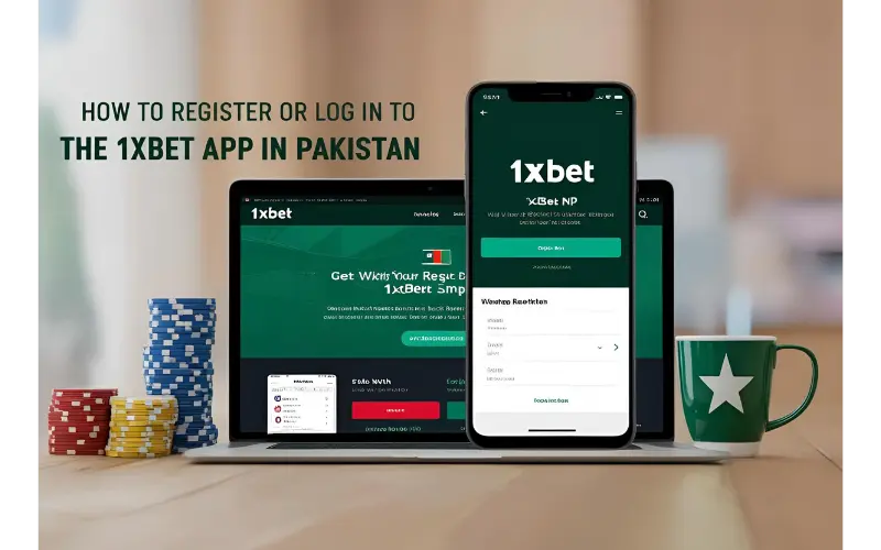How to Register or Log In to the 1xBet App in Pakistan